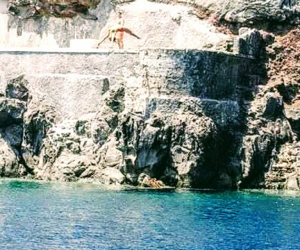 Santorini Cliff Dive