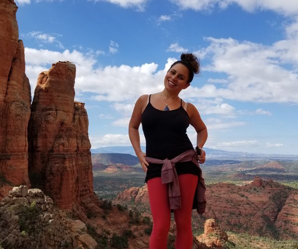 Happy as Heck at the top of the Vortex in Sedona, AZ